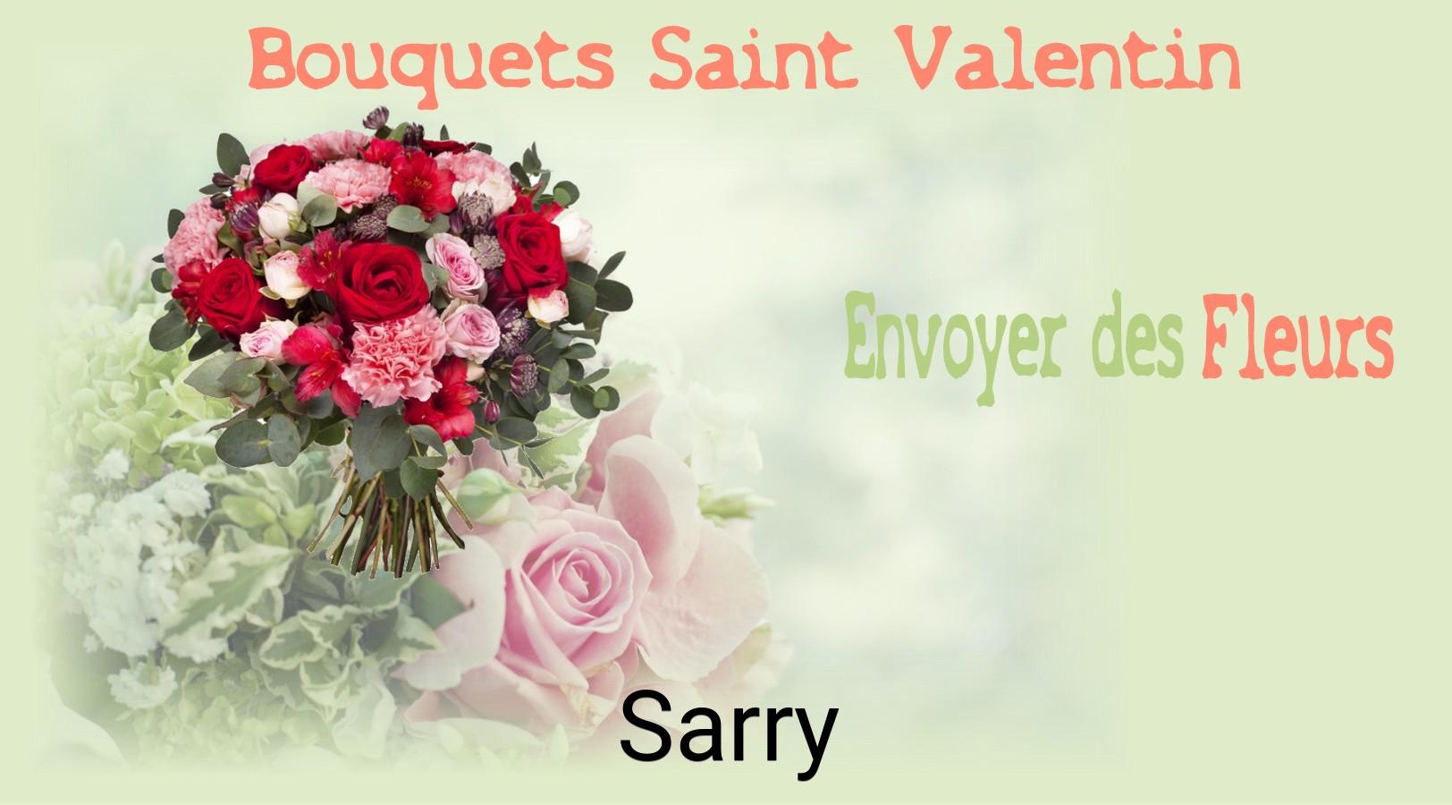 Roses de Saint-Valentin livrées à Sarry